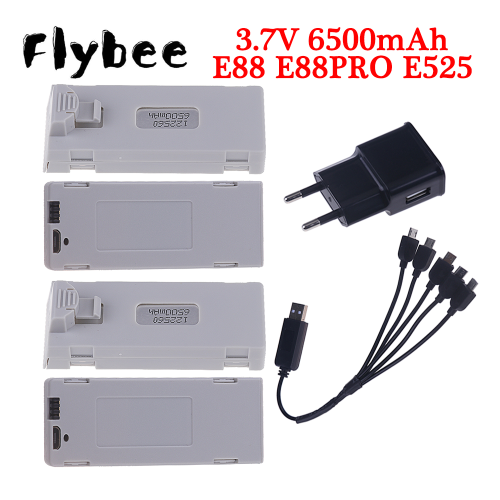 Drone Gimbal Controller - Original E88 Battery 3.7V 6500mAh Lipo